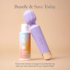 Close-up of the soft medical-grade silicone head of the wand massager