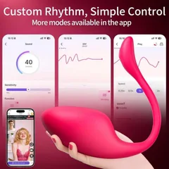 Custom rhythm and simple control with extra vibration modes available inside the app
